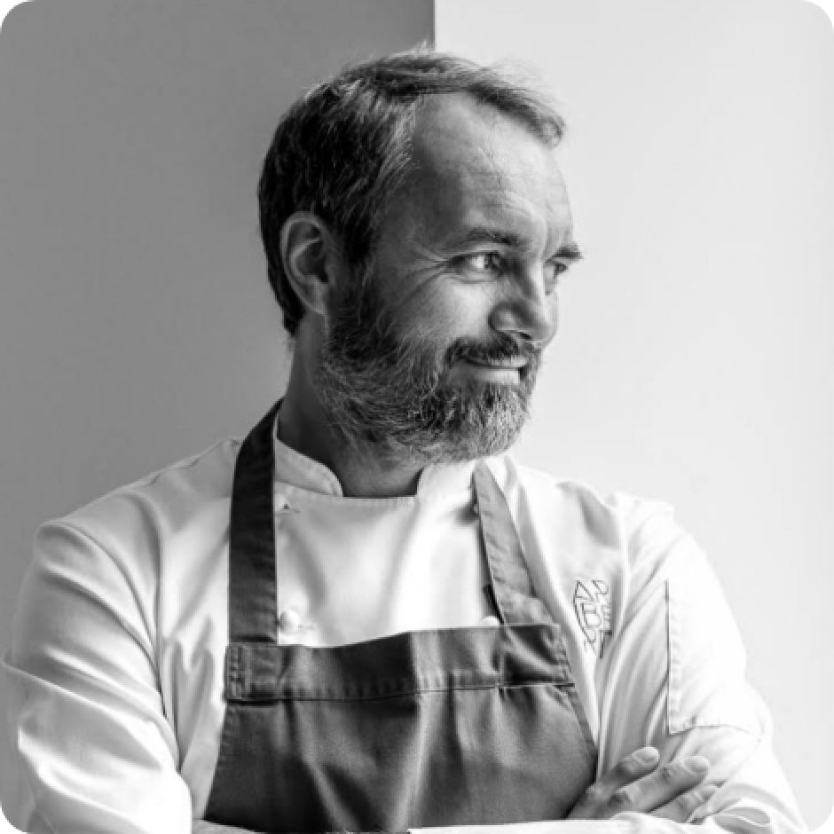 Photo de Christophe Aribert, chef du restaurant le Bouillon A